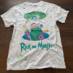 Rick and Morty men’s White Graphic T-Shirt
